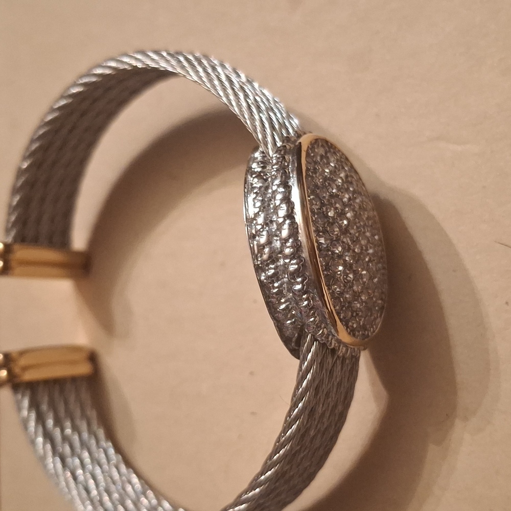 DSMK Stainless Steel Cuff Bracelet